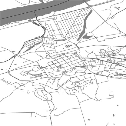 ROAD MAP OF CHELMNO, POLAND BY MAPBAKES