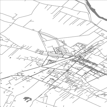 ROAD MAP OF CIECHOCINEK, POLAND BY MAPBAKES