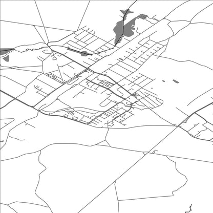 ROAD MAP OF CZARNA BIALOSTOCKA, POLAND BY MAPBAKES