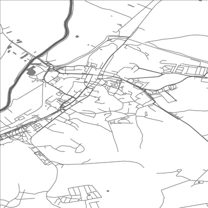 ROAD MAP OF CZARNKOW, POLAND BY MAPBAKES