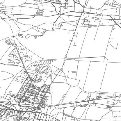 ROAD MAP OF CZELADZ, POLAND BY MAPBAKES