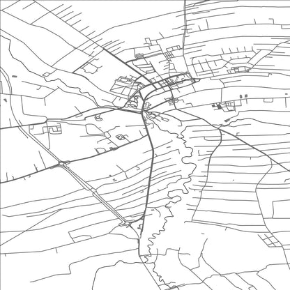 ROAD MAP OF DABROWA TARNOWSKA, POLAND BY MAPBAKES