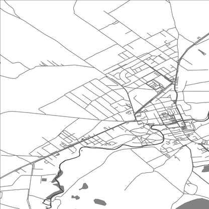 ROAD MAP OF DRAWSKO POMORSKIE, POLAND BY MAPBAKES