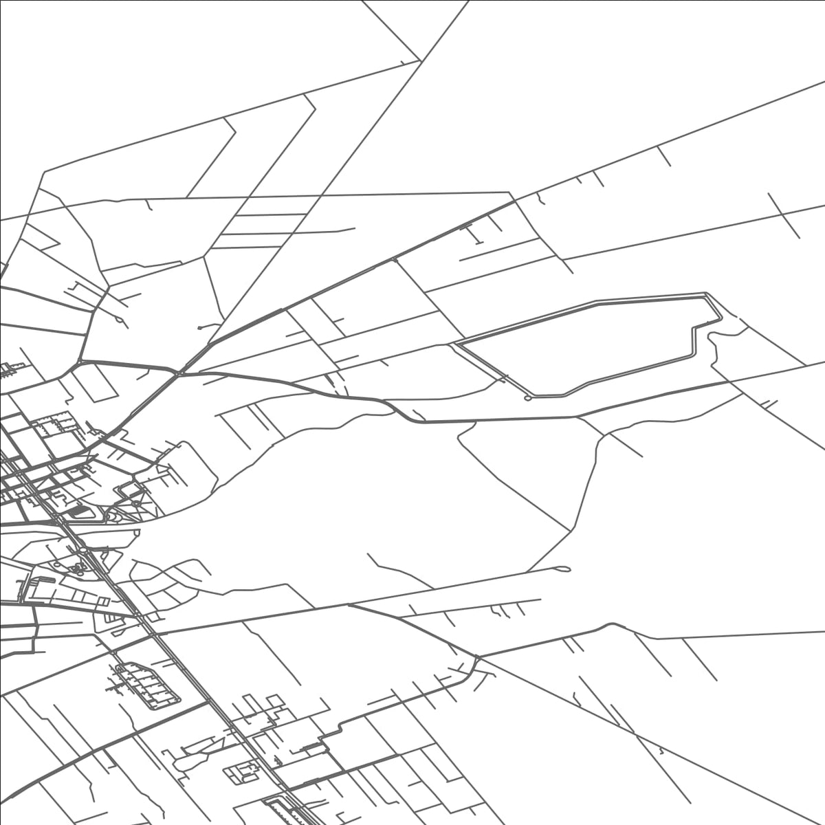 ROAD MAP OF GARWOLIN, POLAND BY MAPBAKES