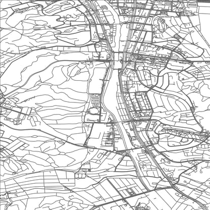 ROAD MAP OF GDYNIA, POLAND BY MAPBAKES