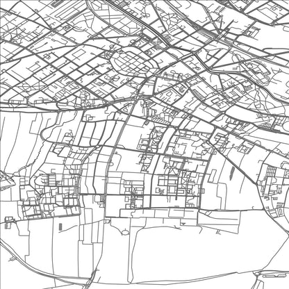 ROAD MAP OF GLIWICE, POLAND BY MAPBAKES