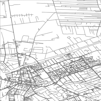 ROAD MAP OF GRODZISK MAZOWIECKI, POLAND BY MAPBAKES