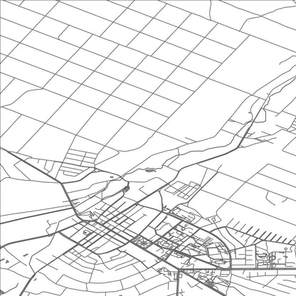 ROAD MAP OF JANOW LUBELSKI, POLAND BY MAPBAKES