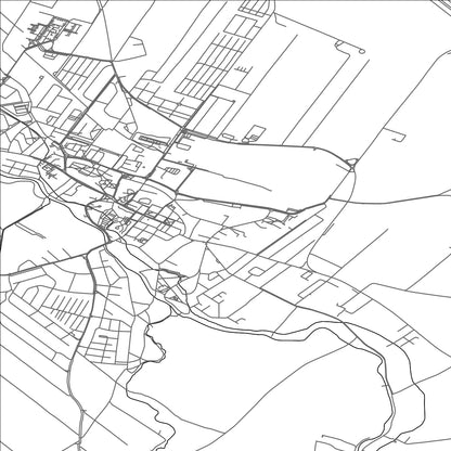 ROAD MAP OF JAWOR, POLAND BY MAPBAKES
