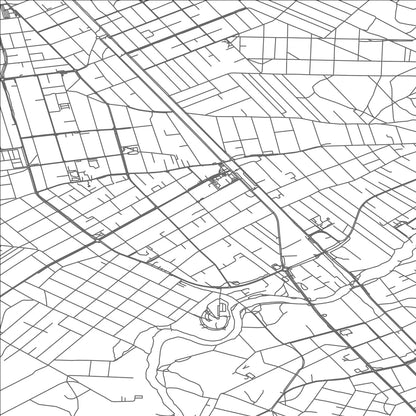 ROAD MAP OF JOZEFOW, POLAND BY MAPBAKES