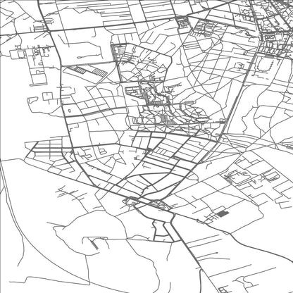 ROAD MAP OF KARCZEW, POLAND BY MAPBAKES