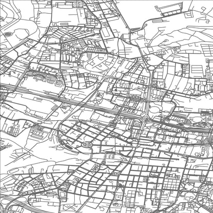 ROAD MAP OF KATOWICE, POLAND BY MAPBAKES