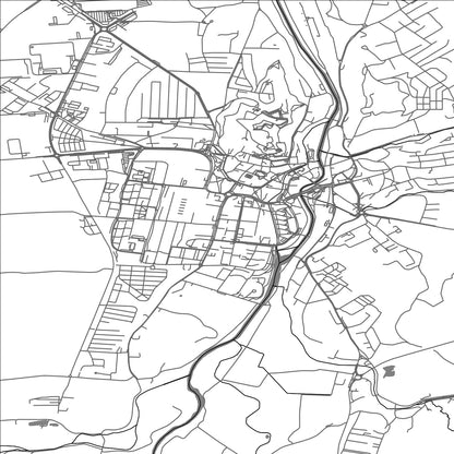 ROAD MAP OF KLODZKO, POLAND BY MAPBAKES