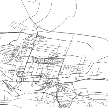 ROAD MAP OF KLUCZBORK, POLAND BY MAPBAKES