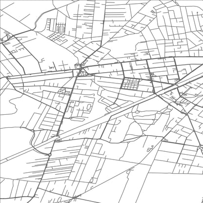 ROAD MAP OF KOBYLKA, POLAND BY MAPBAKES