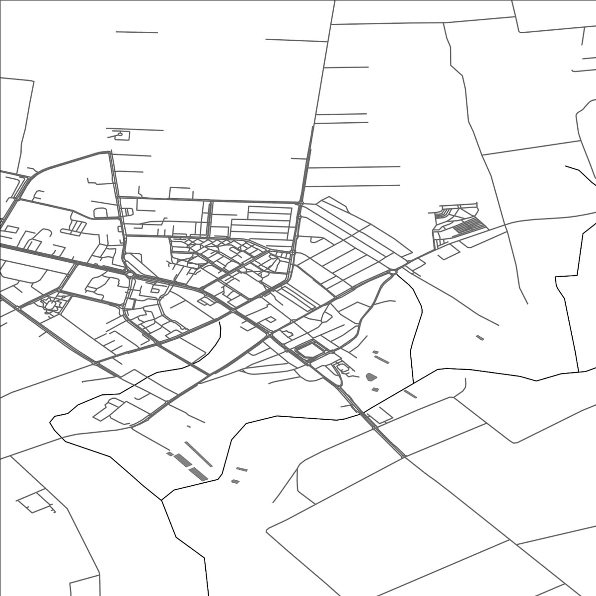 ROAD MAP OF KOLNO, POLAND BY MAPBAKES