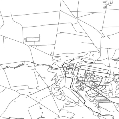 ROAD MAP OF KORONOWO, POLAND BY MAPBAKES