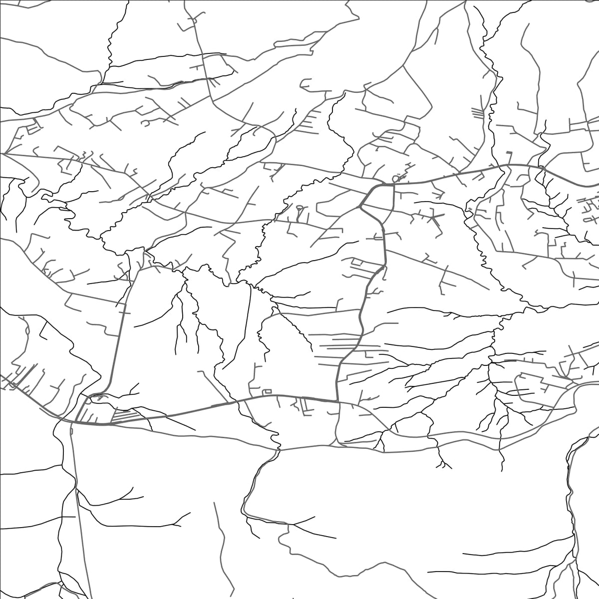 ROAD MAP OF KOSCIELISKO, POLAND BY MAPBAKES