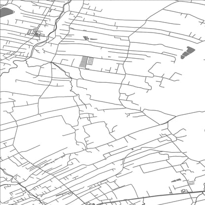 ROAD MAP OF KOZY, POLAND BY MAPBAKES