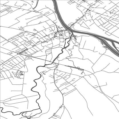 ROAD MAP OF KRAPKOWICE, POLAND BY MAPBAKES