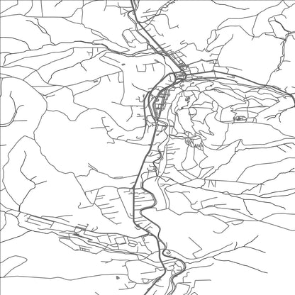 ROAD MAP OF KRYNICA, POLAND BY MAPBAKES