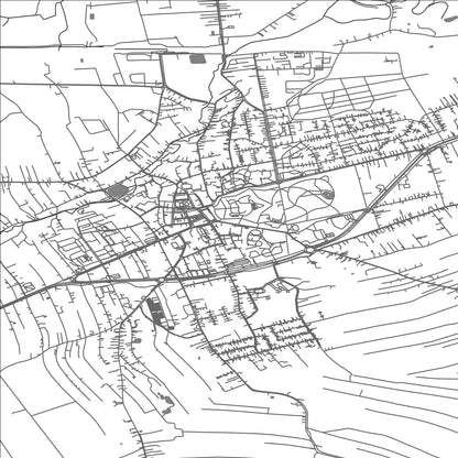 ROAD MAP OF LANCUT, POLAND BY MAPBAKES