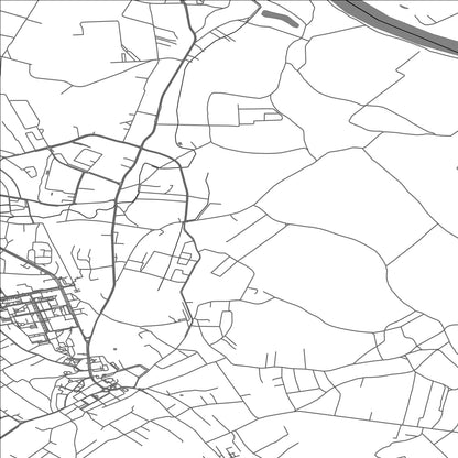 ROAD MAP OF LEZAJSK, POLAND BY MAPBAKES