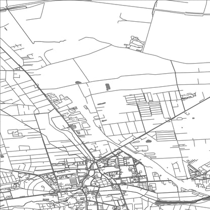 ROAD MAP OF LUBLINIEC, POLAND BY MAPBAKES