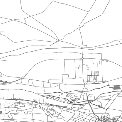 ROAD MAP OF LUBSKO, POLAND BY MAPBAKES