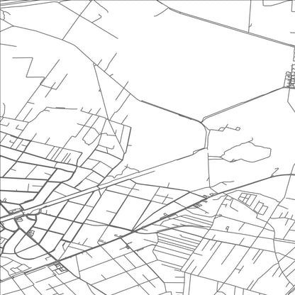 ROAD MAP OF MILANOWEK, POLAND BY MAPBAKES
