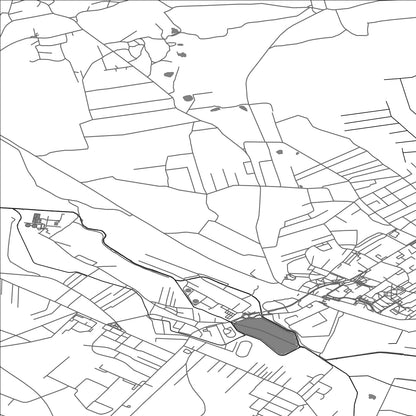 ROAD MAP OF MYSZKOW, POLAND BY MAPBAKES