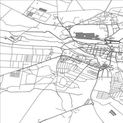 ROAD MAP OF NAMYSLOW, POLAND BY MAPBAKES