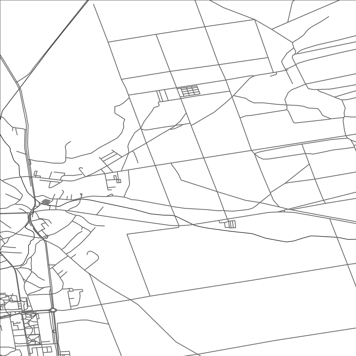 ROAD MAP OF NOWA DEBA, POLAND BY MAPBAKES