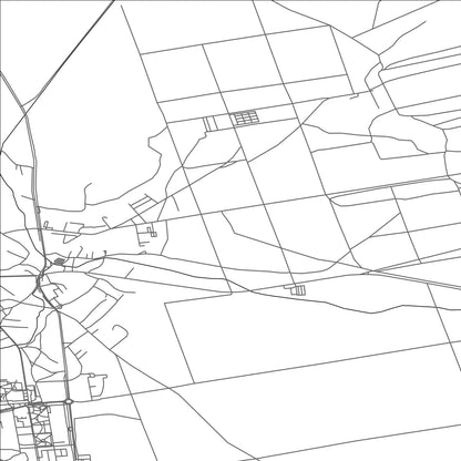ROAD MAP OF NOWA DEBA, POLAND BY MAPBAKES