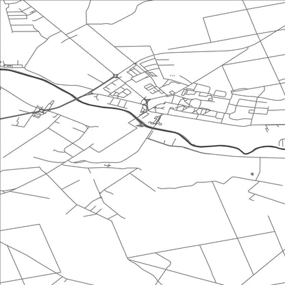 ROAD MAP OF OZIMEK, POLAND BY MAPBAKES