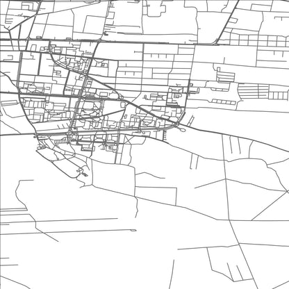ROAD MAP OF PABIANICE, POLAND BY MAPBAKES