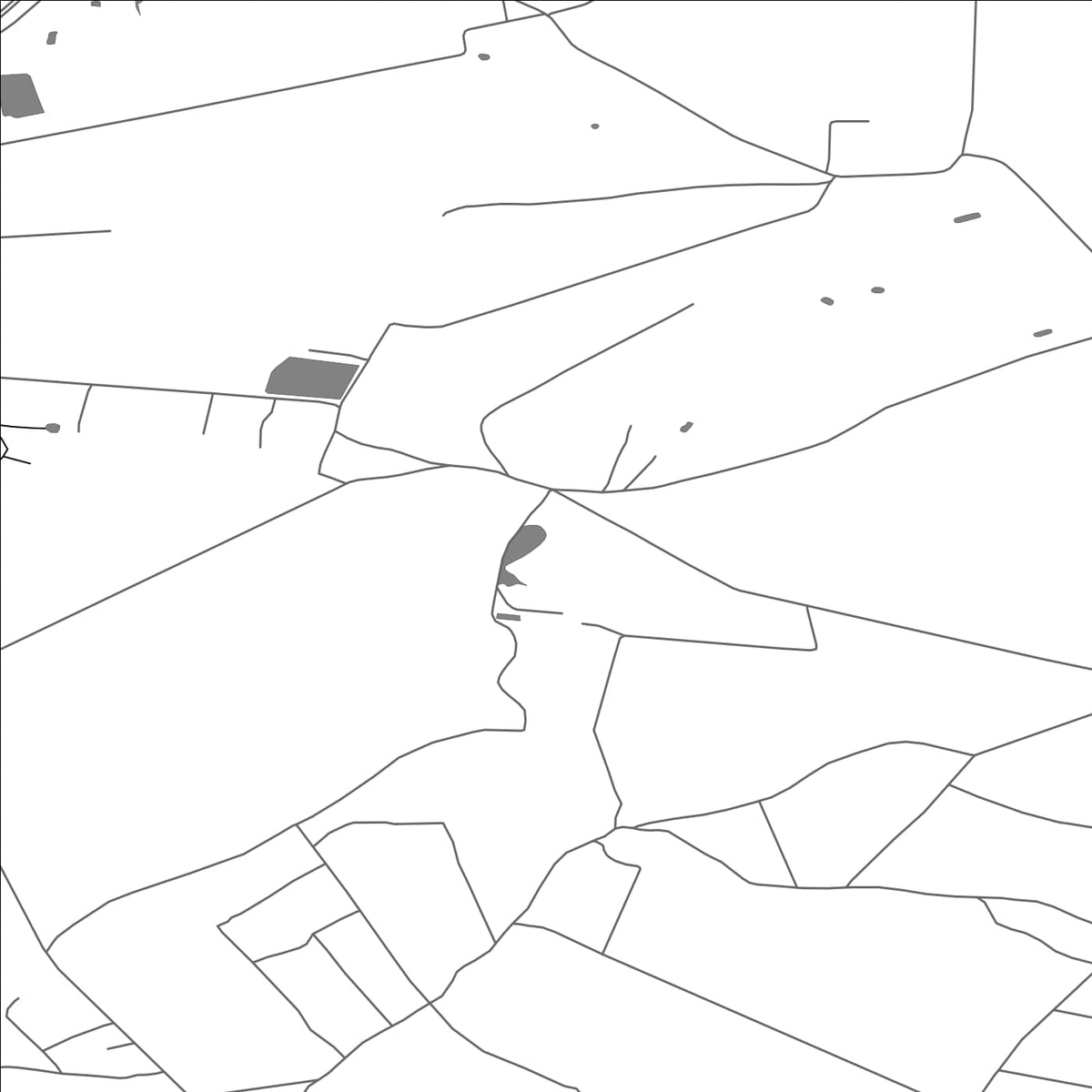 ROAD MAP OF POBIEDZISKA, POLAND BY MAPBAKES