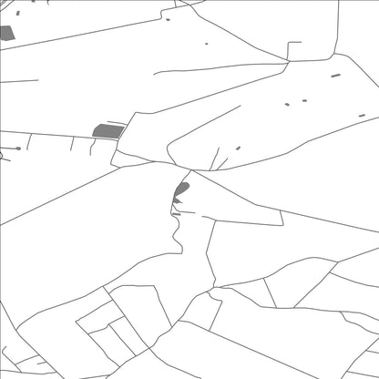 ROAD MAP OF POBIEDZISKA, POLAND BY MAPBAKES