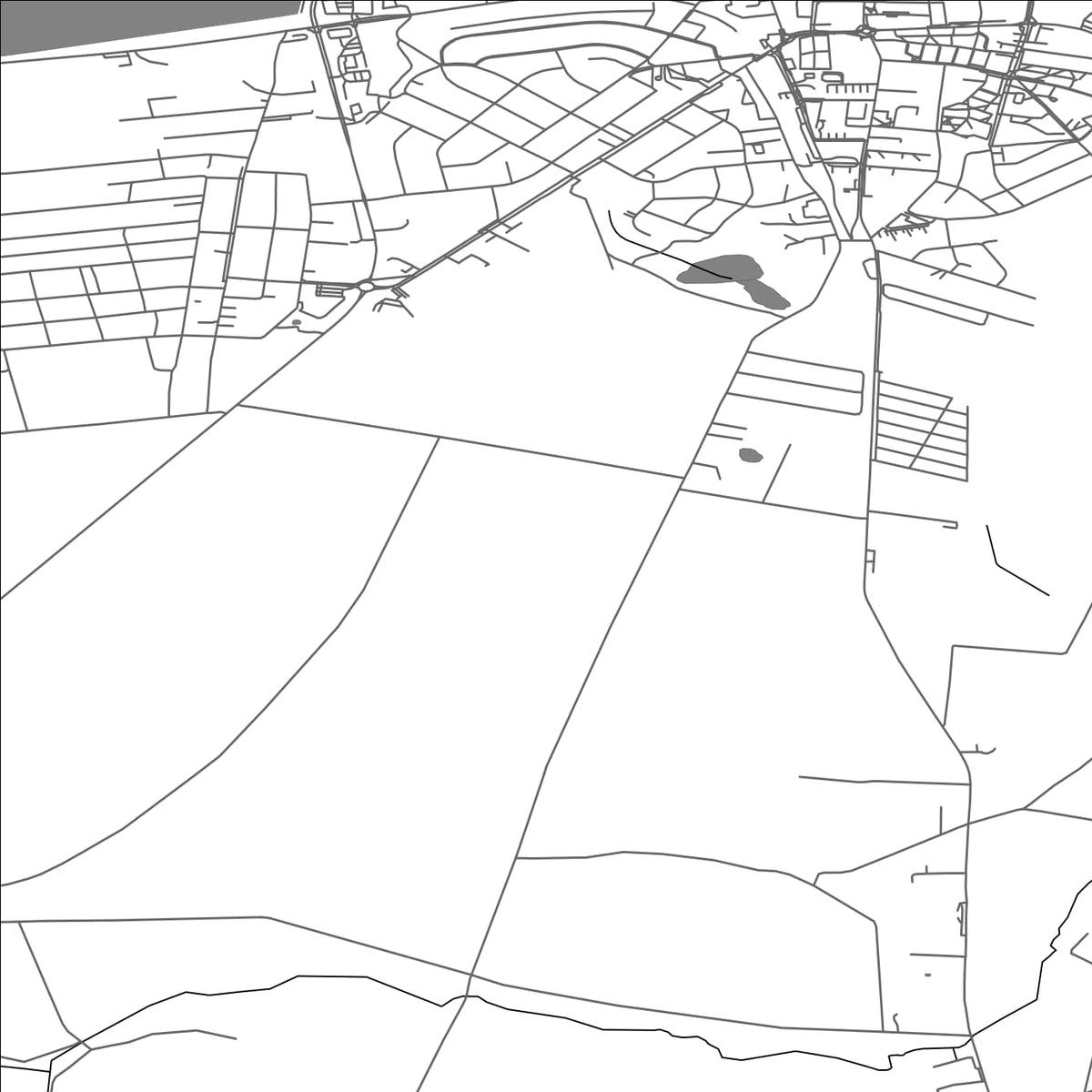 ROAD MAP OF PUCK, POLAND BY MAPBAKES
