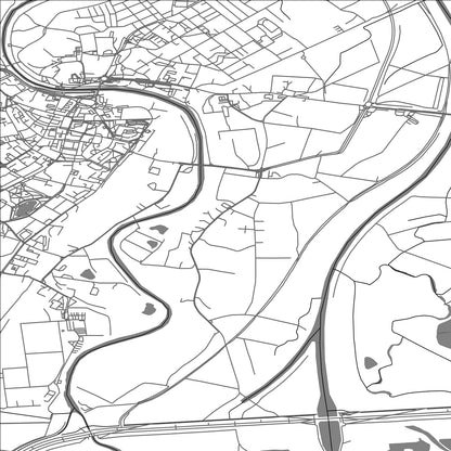ROAD MAP OF RACIBORZ, POLAND BY MAPBAKES