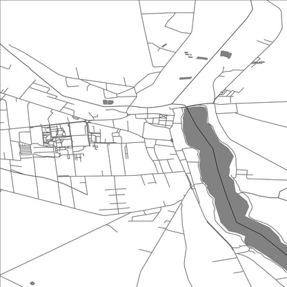 ROAD MAP OF ROGOZNO, POLAND BY MAPBAKES