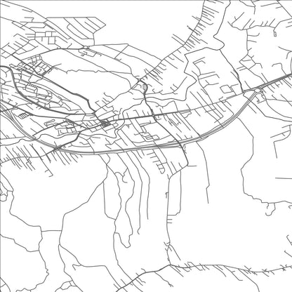 ROAD MAP OF ROPCZYCE, POLAND BY MAPBAKES