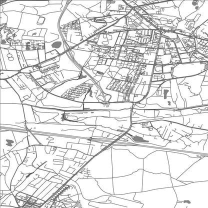 ROAD MAP OF RUDA SLASKA, POLAND BY MAPBAKES