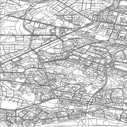 ROAD MAP OF RURY, POLAND BY MAPBAKES