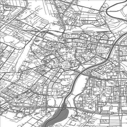 ROAD MAP OF RZESZOW, POLAND BY MAPBAKES