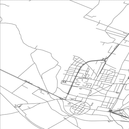 ROAD MAP OF SLUPCA, POLAND BY MAPBAKES