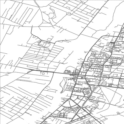 ROAD MAP OF SOCHACZEW, POLAND BY MAPBAKES