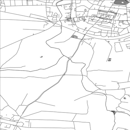 ROAD MAP OF SRODA SLASKA, POLAND BY MAPBAKES