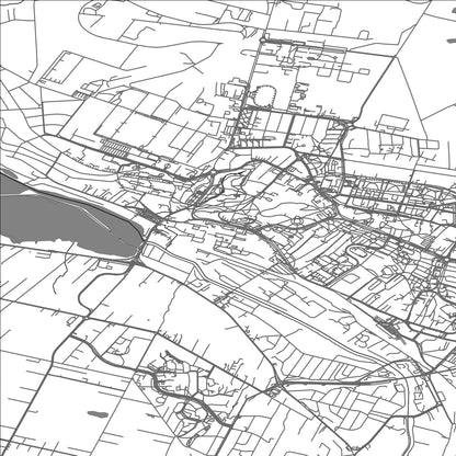 ROAD MAP OF STARACHOWICE, POLAND BY MAPBAKES