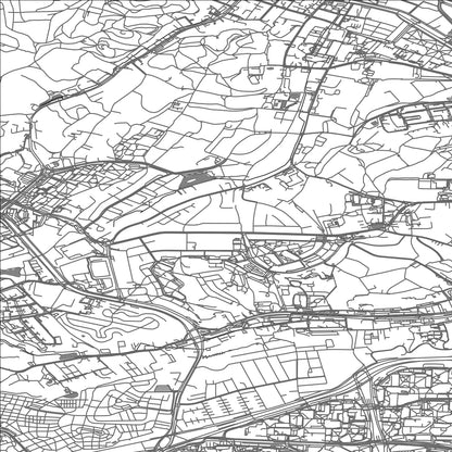 ROAD MAP OF SUCHANINO, POLAND BY MAPBAKES